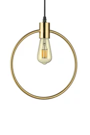   
                        
                        Люстра IDEAL LUX (Італія) 23041    
                         у стилі Лофт.  
                        Тип джерела світла: світлодіодна лампа, змінна.                         Форма: Коло.                         Кольори плафонів і підвісок: Латунь.                         Матеріал: Метал.                          фото 1