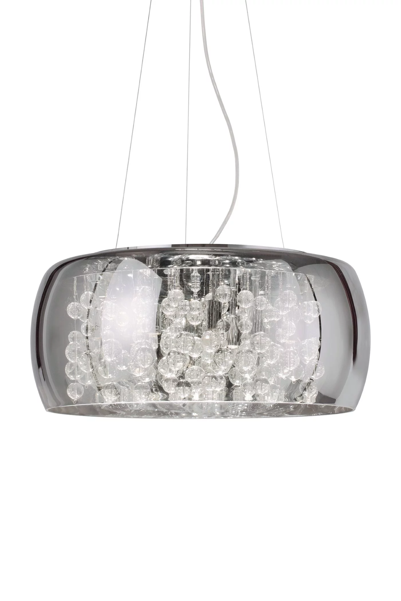   
                        
                        Люстра IDEAL LUX (Італія) 23045    
                         у стилі Модерн.  
                        Тип джерела світла: світлодіодна лампа, змінна.                         Форма: Коло.                         Кольори плафонів і підвісок: Прозорий.                         Матеріал: Скло.                          фото 1