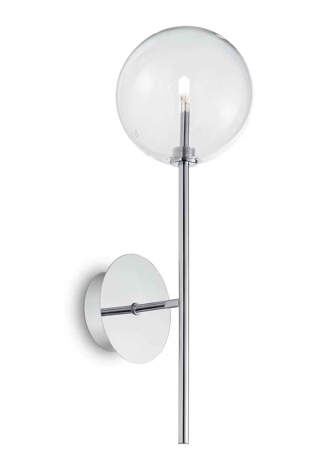   
                        
                        Бра IDEAL LUX (Италия) 23048    
                         В стиле Модерн.  
                        Тип источника света: светодиодная лампа, сменная.                                                 Цвета плафонов и подвесок: Прозрачный.                         Материал: Стекло.                          фото 1