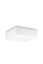  
                        Світильник стельовий IDEAL LUX (Італія) 23050    
                         у стилі скандинавський.  
                        Тип джерела світла: cвітлодіодні led, енергозберігаючі, розжарювання.                         Форма: квадрат.                         Кольори плафонів і підвісок: білий.                         Матеріал: тканина.                          фото 1