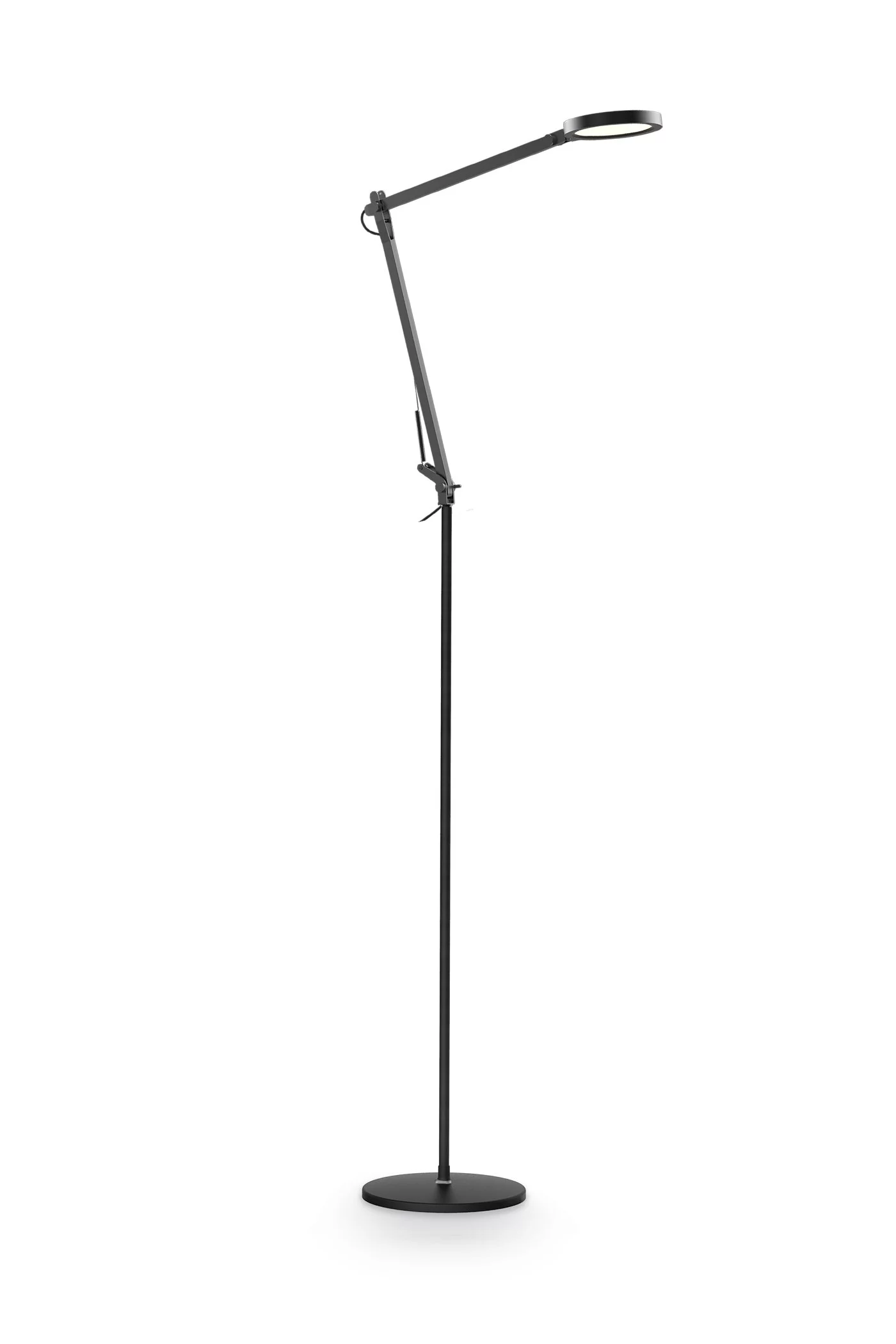   
                        
                        Торшер IDEAL LUX (Італія) 23055    
                         У стилі Модерн.  
                        Тип джерела світла: вбудований led-модуль, незмінний.                                                 Кольори плафонів і підвісок: Чорний.                         Матеріал: Пластик, Метал.                          фото 1