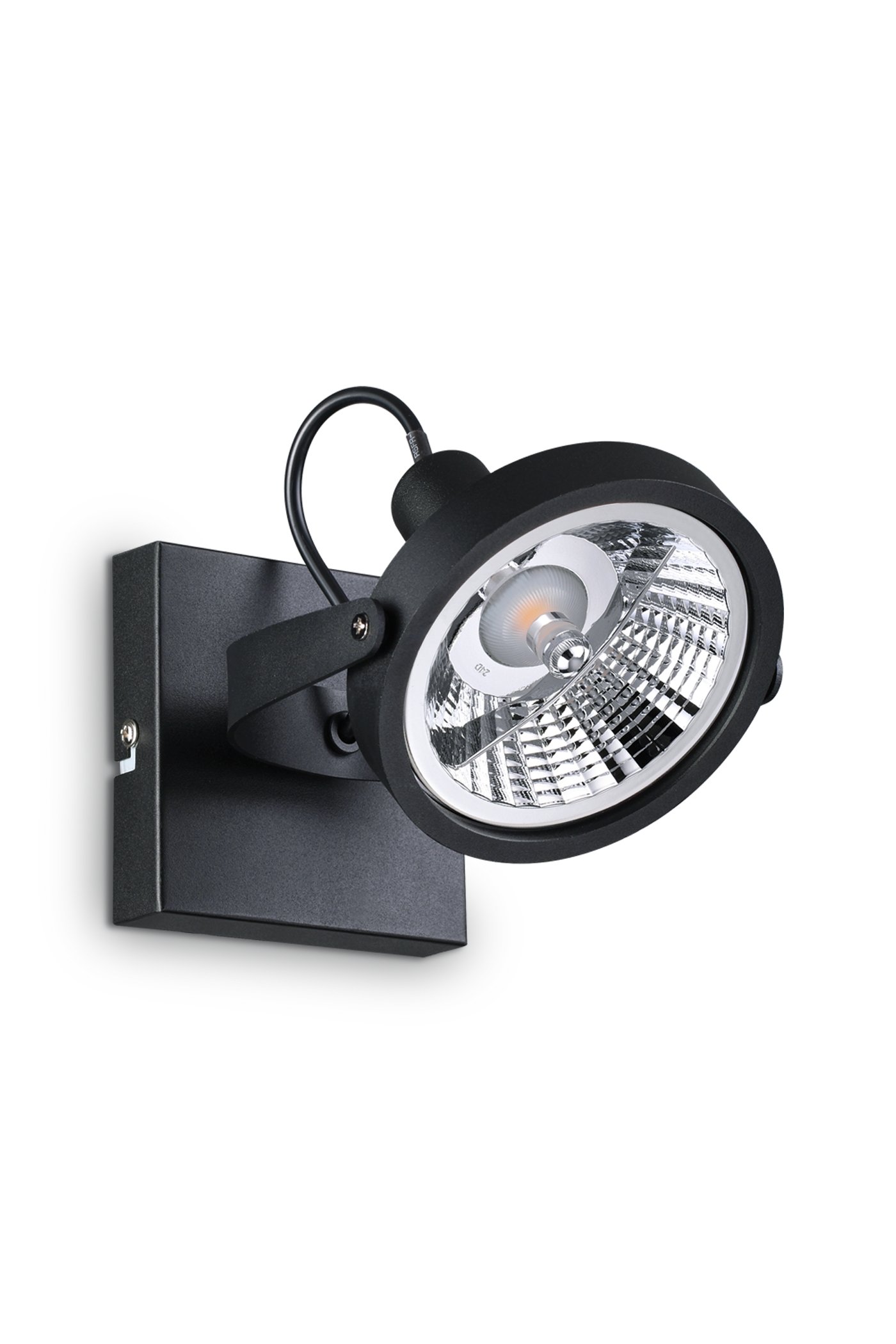   
                        Точковий світильник IDEAL LUX (Італія) 23084    
                         у стилі лофт.  
                        Тип джерела світла: cвітлодіодні led, галогенні.                         Форма: коло.                         Кольори плафонів і підвісок: чорний.                         Матеріал: метал.                          фото 1