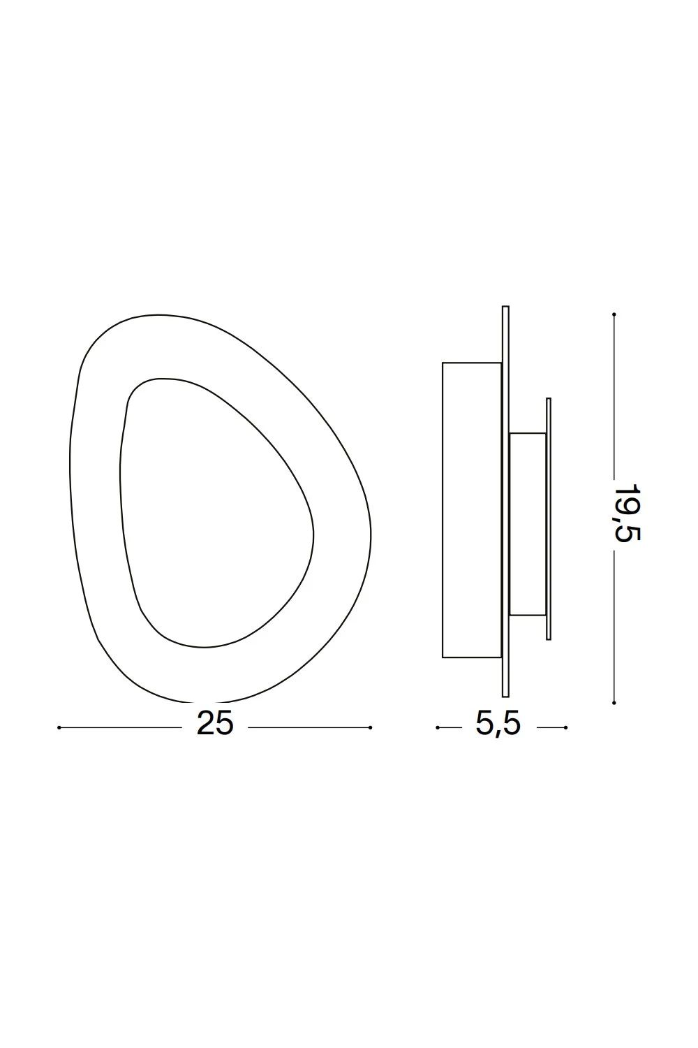   
                        
                        Світильник стельовий IDEAL LUX (Італія) 23144    
                         у стилі Скандинавський.  
                        Тип джерела світла: вбудований led-модуль, незмінний.                         Форма: Асиметрична.                         Кольори плафонів і підвісок: Білий.                         Матеріал: Метал.                          фото 2
