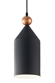   
                        Люстра IDEAL LUX (Італія) 23201    
                         у стилі лофт.  
                        Тип джерела світла: cвітлодіодні led, енергозберігаючі, розжарювання.                         Форма: коло.                         Кольори плафонів і підвісок: чорний.                         Матеріал: метал.                          фото 1