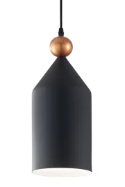   
                        Люстра IDEAL LUX (Італія) 23201    
                         у стилі Лофт.  
                        Тип джерела світла: cвітлодіодні led, енергозберігаючі, розжарювання.                         Форма: Циліндр.                         Кольори плафонів і підвісок: Чорний.                         Матеріал: Метал.                          фото 1