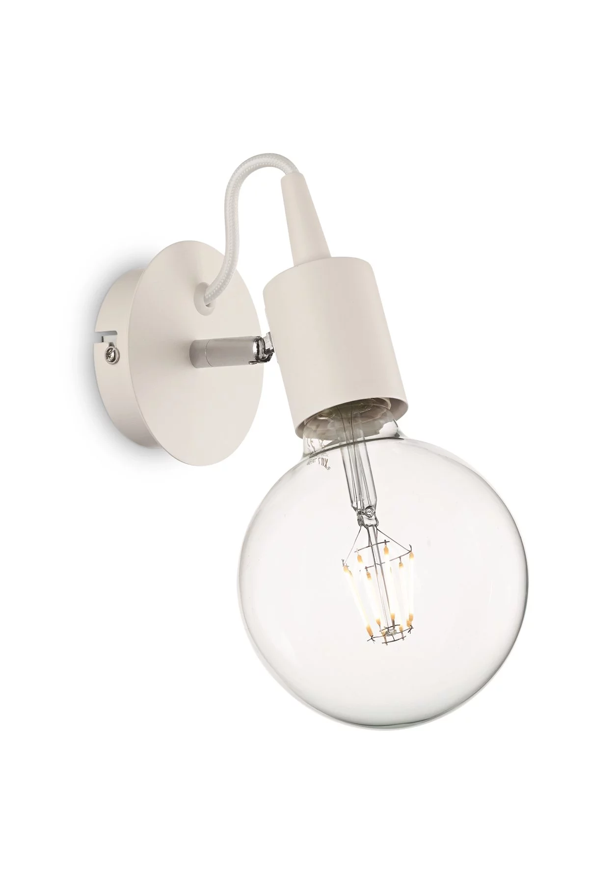   
                        
                        Бра IDEAL LUX (Італія) 23237    
                         у стилі Скандинавський.  
                        Тип джерела світла: світлодіодна лампа, змінна.                                                 Кольори плафонів і підвісок: Білий.                         Матеріал: Метал.                          фото 1
