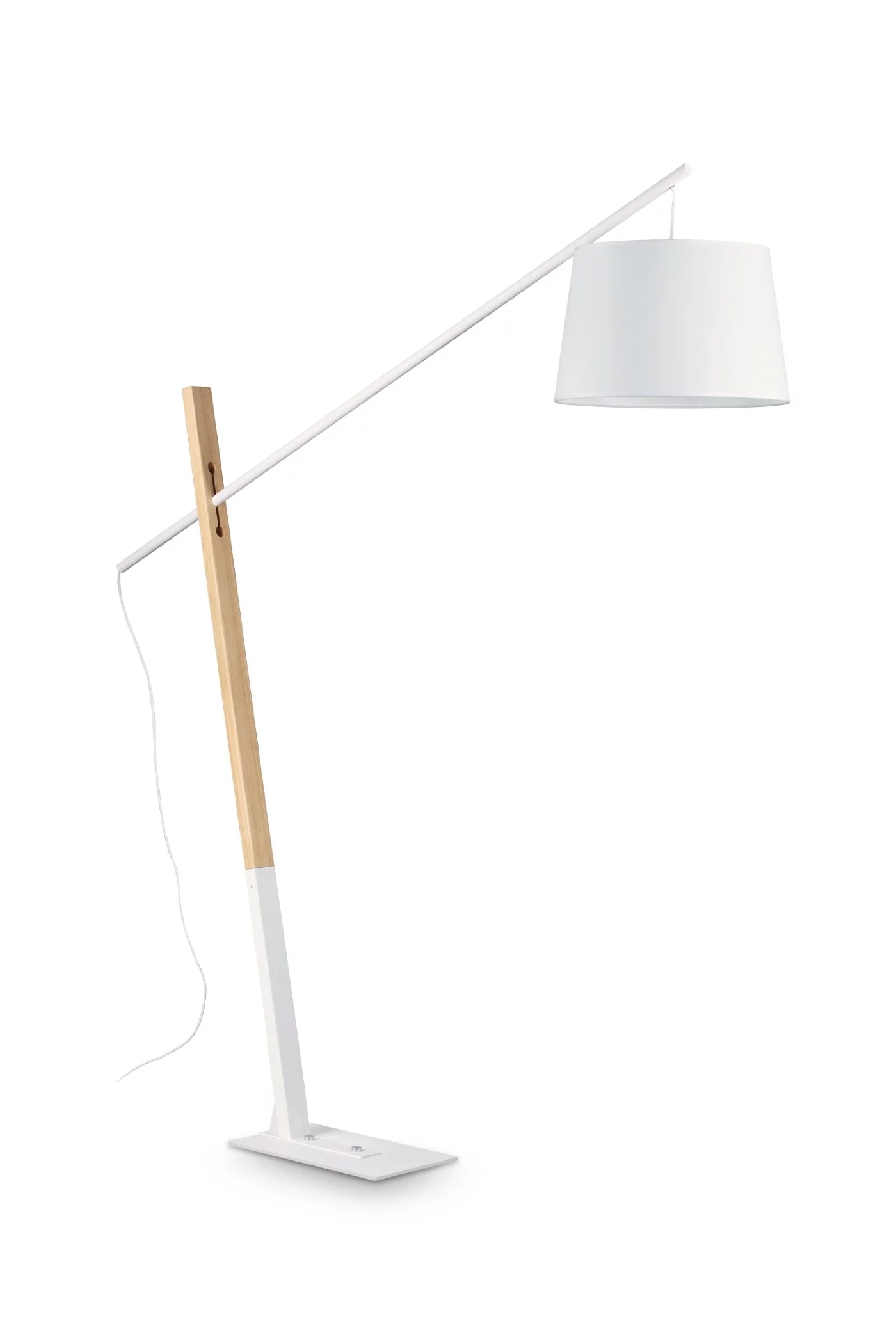   
                        
                        Торшер IDEAL LUX (Італія) 23239    
                         у стилі Скандинавський.  
                        Тип джерела світла: світлодіодна лампа, змінна.                                                 Кольори плафонів і підвісок: Білий.                         Матеріал: Тканина.                          фото 1