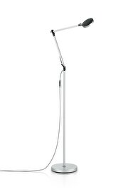   
                        Торшер IDEAL LUX (Італія) 23246    
                         у стилі модерн.  
                        Тип джерела світла: вбудовані світлодіоди led.                                                 Кольори плафонів і підвісок: чорний, срібло.                         Матеріал: пластик, метал.                          фото 1