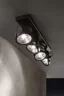   
                        
                        Светильник поворотный IDEAL LUX (Италия) 23251    
                         в стиле Лофт.  
                        Тип источника света: светодиодная лампа, сменная.                         Форма: Прямоугольник.                         Цвета плафонов и подвесок: Черный.                         Материал: Металл.                          фото 2