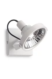   
                        Точковий світильник IDEAL LUX (Італія) 23258    
                         у стилі Лофт.  
                        Тип джерела світла: світлодіодна лампа, змінна.                         Форма: Коло.                         Кольори плафонів і підвісок: Білий.                         Матеріал: Метал.                          фото 1