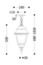   
                        Светильник уличный MAYTONI  (Германия) 23557    
                         в стиле Классика.  
                        Тип источника света: светодиодная лампа, сменная.                         Форма: Круг.                         Цвета плафонов и подвесок: Прозрачный.                         Материал: Стекло.                          фото 2
