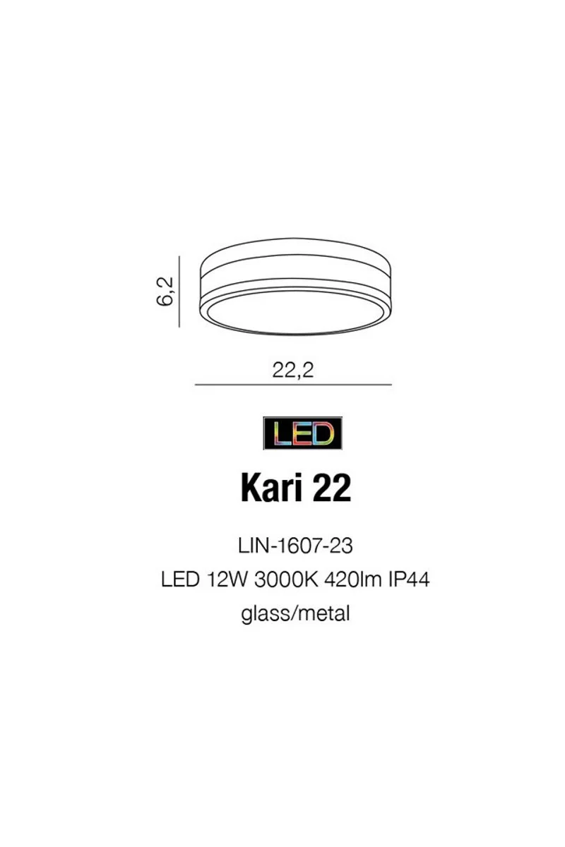   
                        
                        Світильник стельовий AZZARDO (Польща) 23650    
                         у стилі Модерн.  
                        Тип джерела світла: вбудований led-модуль, незмінний.                         Форма: Коло.                         Кольори плафонів і підвісок: Білий.                         Матеріал: Скло.                          фото 2