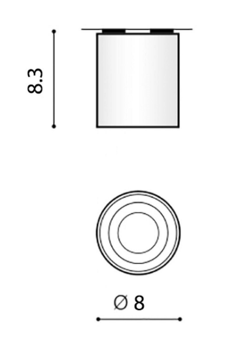   
                        Точковий світильник AZZARDO (Польща) 23804    
                         у стилі модерн.  
                        Тип джерела світла: cвітлодіодні led, галогенні.                         Форма: циліндр.                         Кольори плафонів і підвісок: прозорий.                         Матеріал: скло.                          фото 2