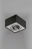   
                        Точковий світильник AZZARDO (Польща) 23815    
                         у стилі лофт.  
                        Тип джерела світла: cвітлодіодні led, галогенні.                         Форма: квадрат.                         Кольори плафонів і підвісок: чорний.                         Матеріал: метал, алюміній.                          фото 2