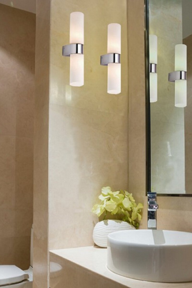   
                        Світильник для ванної AZZARDO (Польща) 23894    
                         у стилі модерн.  
                        Тип джерела світла: cвітлодіодні led, галогенні.                                                 Кольори плафонів і підвісок: бежевий.                         Матеріал: скло.                          фото 2
