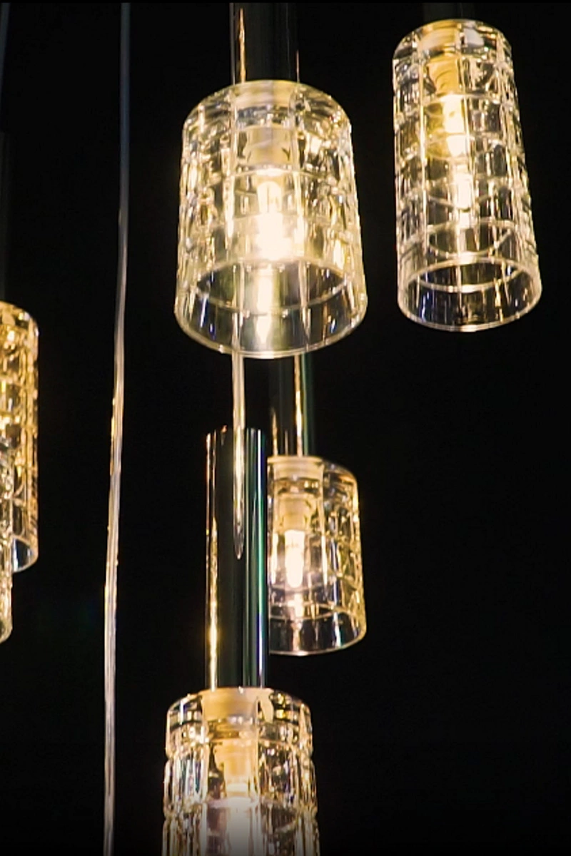   
                        
                        Люстра ARTGLASS (Чехія) 24236    
                         У стилі Модерн.  
                        Тип джерела світла: світлодіодна лампа, змінна.                         Форма: Циліндр.                         Кольори плафонів і підвісок: Прозорий.                         Матеріал: Скло.                          фото 7