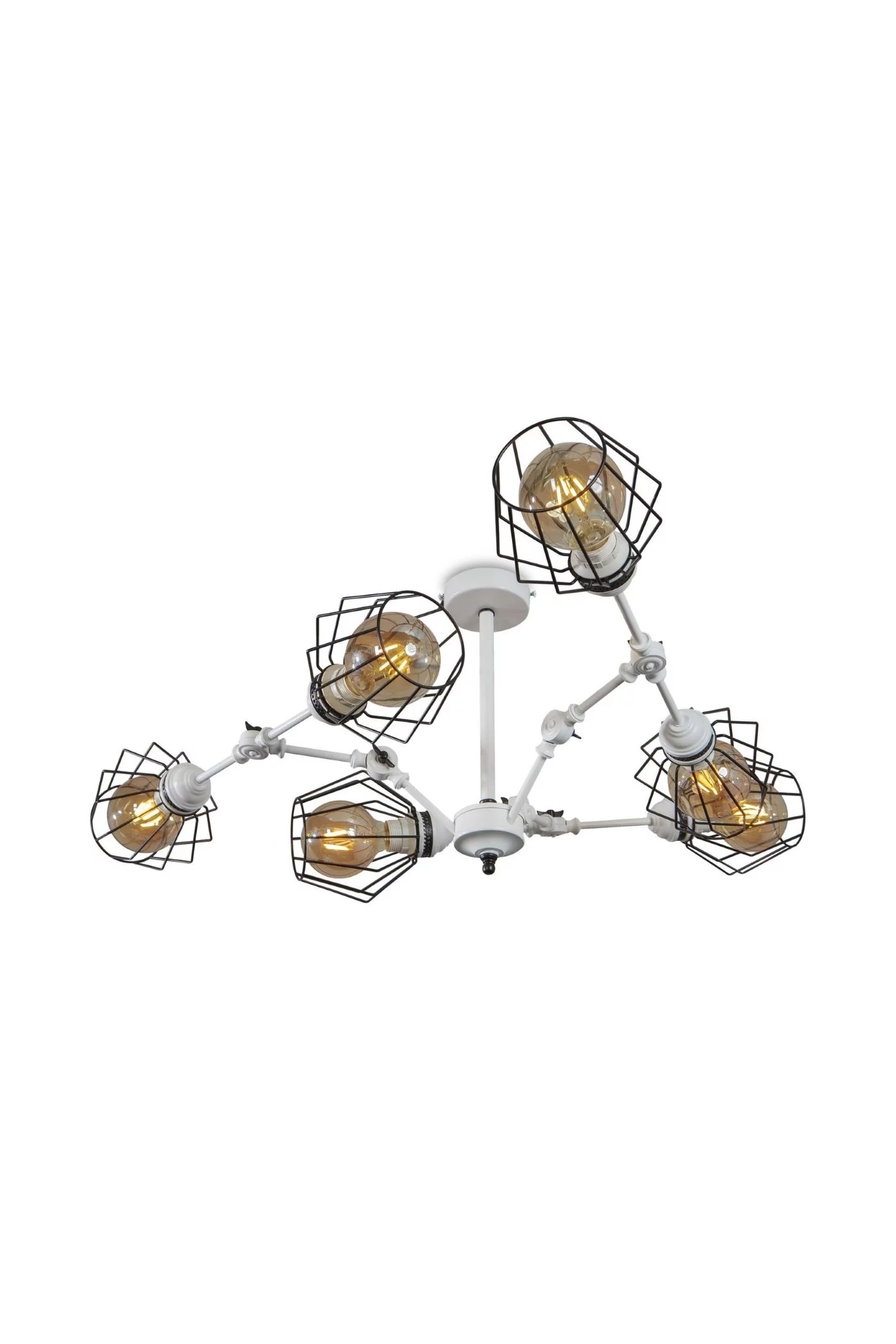   
                        
                        Люстра NB LIGHT (Україна) 24573    
                         У стилі Лофт.  
                        Тип джерела світла: світлодіодна лампа, змінна.                         Форма: Коло.                         Кольори плафонів і підвісок: Білий.                         Матеріал: Метал.                          фото 2