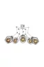   
                        
                        Люстра NB LIGHT (Украина) 24580    
                         В стиле Лофт.  
                        Тип источника света: светодиодная лампа, сменная.                         Форма: Паук.                         Цвета плафонов и подвесок: Белый.                         Материал: Металл.                          фото 2