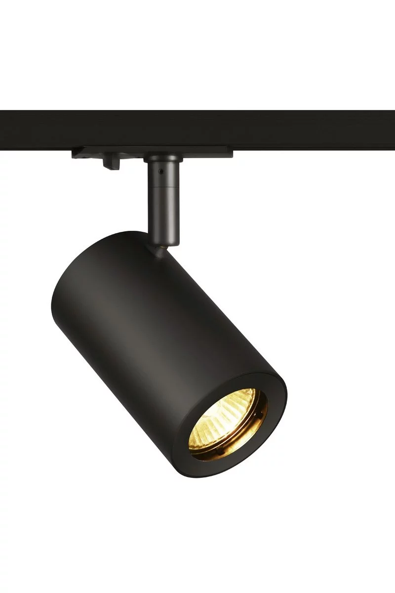   
                        Трековий світильник SLV (Німеччина) 24680    
                         у стилі Лофт.  
                        Тип джерела світла: світлодіодна лампа, змінна.                         Форма: Коло.                         Кольори плафонів і підвісок: Чорний.                         Матеріал: Алюміній.                          фото 1