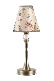   
                        
                        Настольная лампа L4Y (Германия) 25125    
                         в стиле Модерн.  
                        Тип источника света: светодиодная лампа, сменная.                                                 Цвета плафонов и подвесок: Многоцветный, Розовый, Рисунок.                         Материал: Ткань.                          фото 1