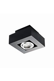  
                        Точковий світильник KANLUX (Польща) 25257    
                         у стилі лофт.  
                        Тип джерела світла: cвітлодіодні led, галогенні.                         Форма: квадрат.                         Кольори плафонів і підвісок: срібло.                         Матеріал: алюміній.                          фото 1