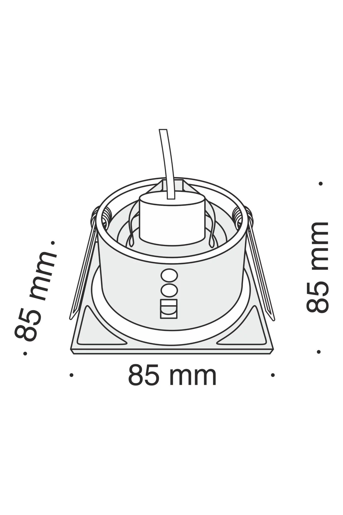   
                        Точковий світильник MAYTONI (Німеччина) 25333    
                         у стилі хай-тек.  
                        Тип джерела світла: cвітлодіодні led, галогенні.                         Форма: квадрат.                                                                          фото 7