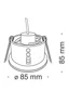   
                        Точковий світильник MAYTONI (Німеччина) 25338    
                         у стилі хай-тек.  
                        Тип джерела світла: cвітлодіодні led, галогенні.                         Форма: коло.                                                                          фото 7