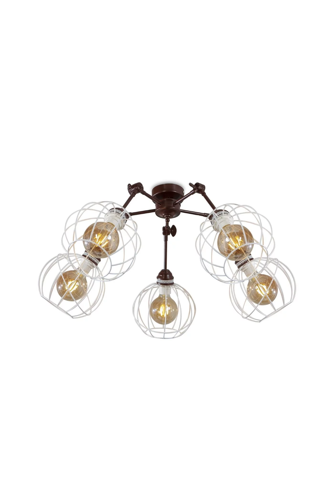   
                        
                        Люстра NB LIGHT (Україна) 25437    
                         У стилі Лофт.  
                        Тип джерела світла: світлодіодна лампа, змінна.                         Форма: Павук.                         Кольори плафонів і підвісок: Білий.                         Матеріал: Метал.                          фото 1