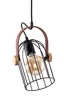   
                        
                        Люстра NB LIGHT (Україна) 25444    
                         У стилі Лофт.  
                        Тип джерела світла: світлодіодна лампа, змінна.                         Форма: Коло.                         Кольори плафонів і підвісок: Чорний, Коричневий.                         Матеріал: Метал, Шкіра, Дерево.                          фото 2