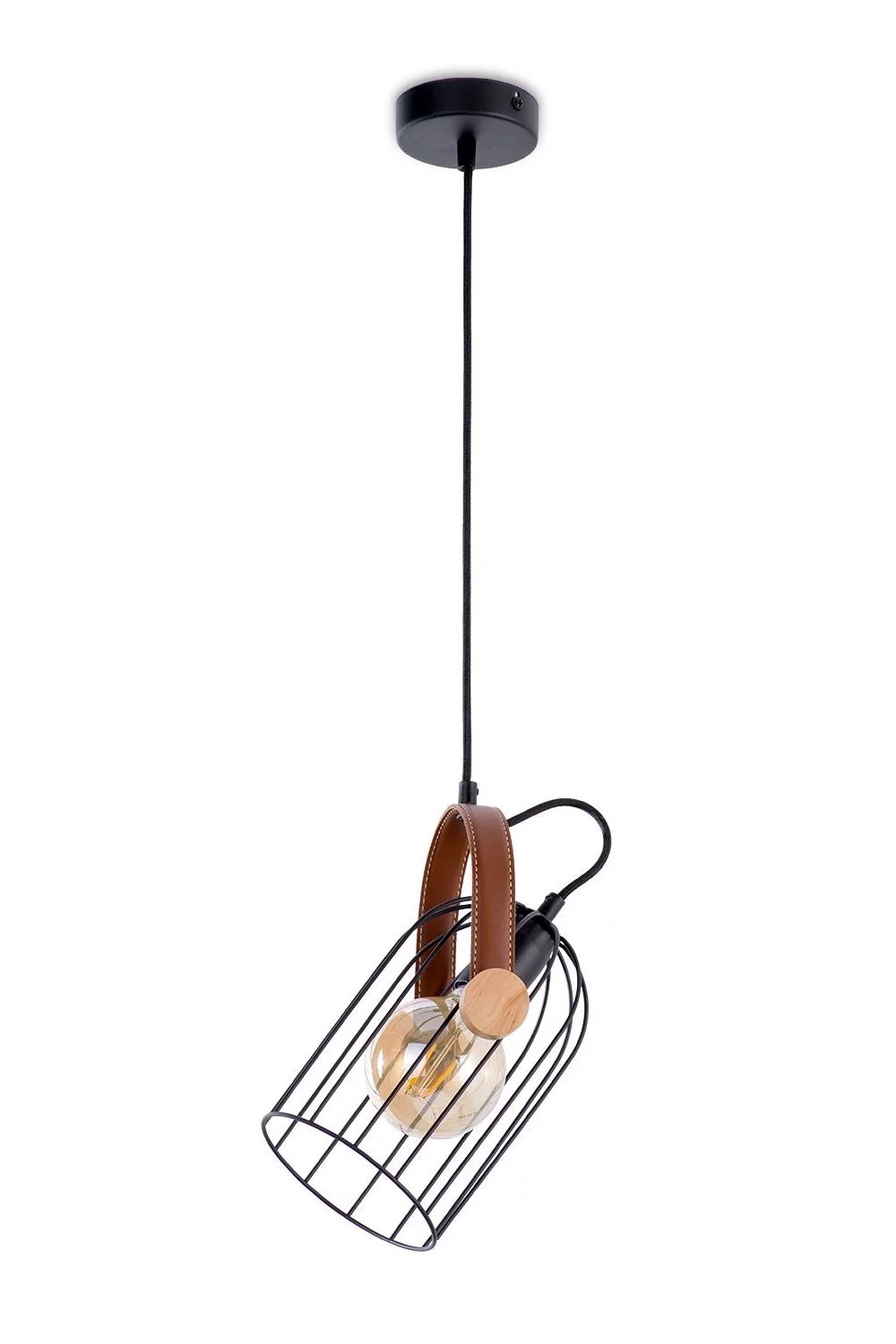   
                        
                        Люстра NB LIGHT (Україна) 25444    
                         У стилі Лофт.  
                        Тип джерела світла: світлодіодна лампа, змінна.                         Форма: Коло.                         Кольори плафонів і підвісок: Чорний, Коричневий.                         Матеріал: Метал, Шкіра, Дерево.                          фото 3
