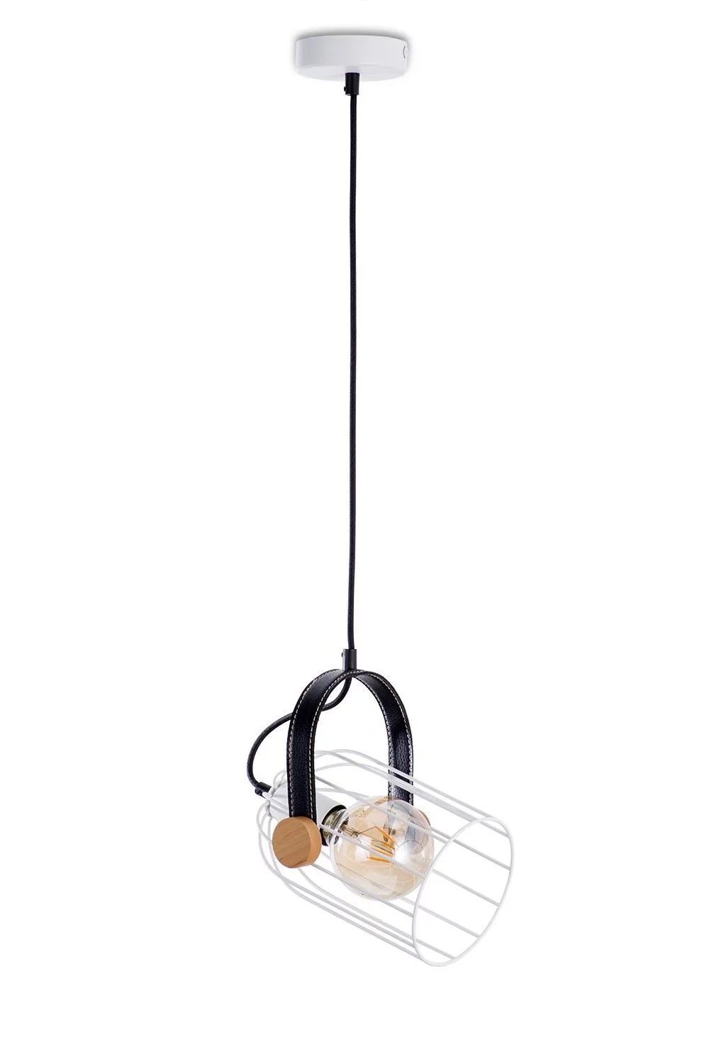   
                        
                        Люстра NB LIGHT (Україна) 25445    
                         У стилі Лофт.  
                        Тип джерела світла: світлодіодна лампа, змінна.                         Форма: Циліндр.                         Кольори плафонів і підвісок: Білий, Чорний, Коричневий.                         Матеріал: Метал, Шкіра, Дерево.                          фото 1