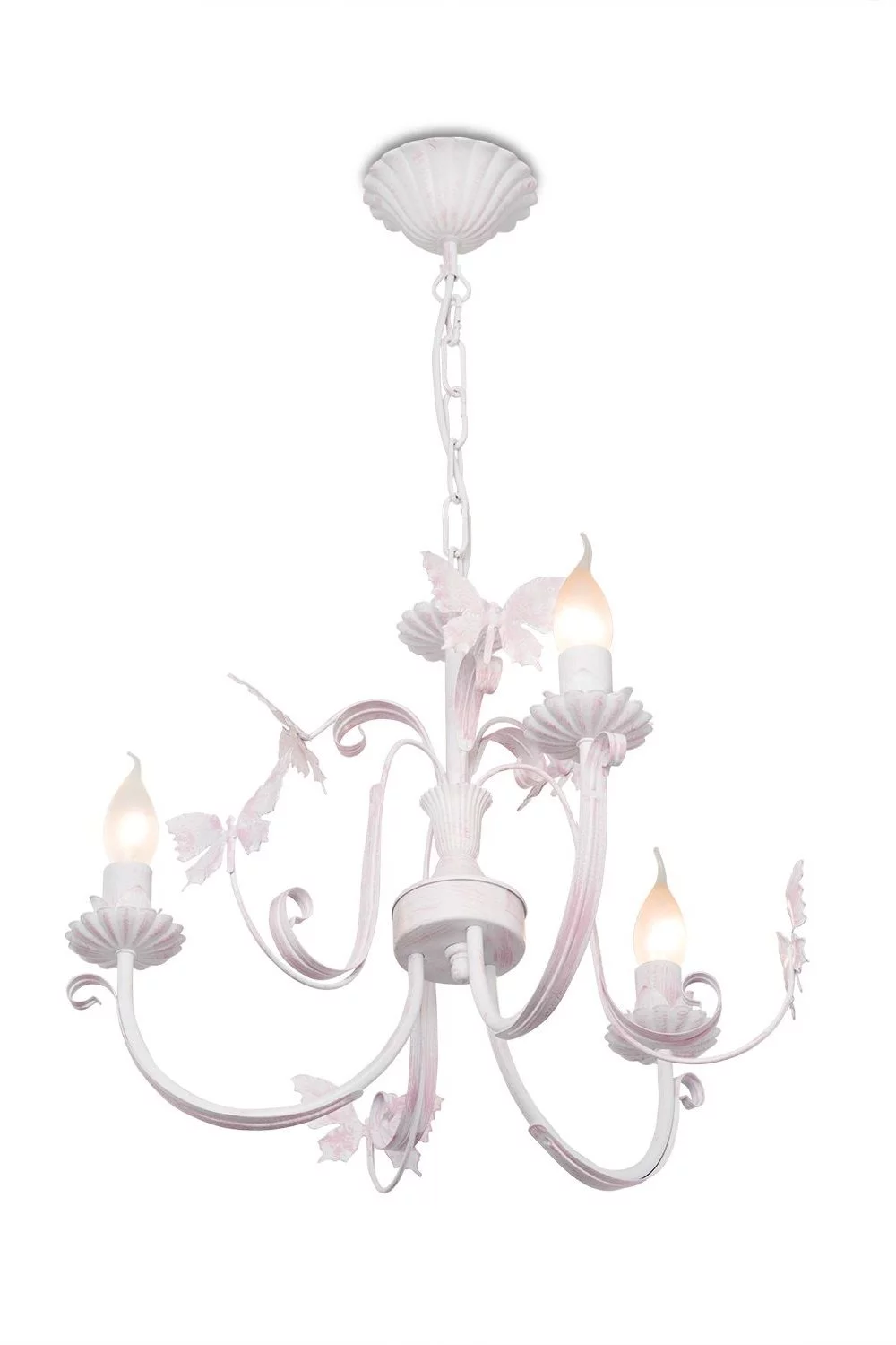   
                        
                        Люстра NB LIGHT (Украина) 25529    
                         В стиле Прованс.  
                        Тип источника света: светодиодная лампа, сменная.                         Форма: Круг.                         Цвета плафонов и подвесок: Белый, Розовый.                         Материал: Металл.                          фото 3