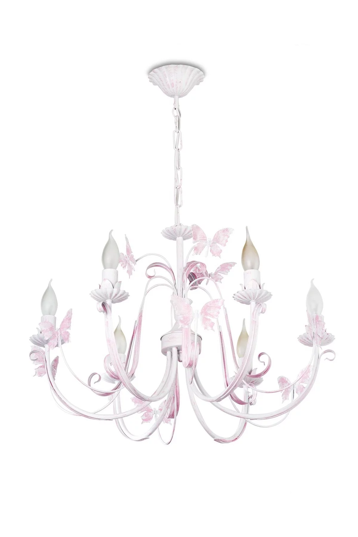   
                        
                        Люстра NB LIGHT (Украина) 25531    
                         В стиле Прованс.  
                        Тип источника света: светодиодная лампа, сменная.                         Форма: Круг.                         Цвета плафонов и подвесок: Белый, Розовый.                         Материал: Металл.                          фото 2
