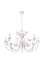   
                        
                        Люстра NB LIGHT (Украина) 25532    
                         В стиле Прованс.  
                        Тип источника света: светодиодная лампа, сменная.                         Форма: Круг.                         Цвета плафонов и подвесок: Белый, Розовый.                         Материал: Металл.                          фото 2