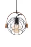   
                        
                        Люстра NB LIGHT (Україна) 25535    
                         У стилі Лофт.  
                        Тип джерела світла: світлодіодна лампа, змінна.                         Форма: Куля.                         Кольори плафонів і підвісок: Чорний, Коричневий.                         Матеріал: Метал, Шкіра, Дерево.                          фото 2