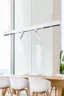   
                        
                        Люстра LAGUNA LIGHTING (Україна) 25579    
                         У стилі Скандинавський.  
                        Тип джерела світла: вбудований led-модуль, незмінний.                         Форма: Прямокутник.                         Кольори плафонів і підвісок: Білий.                         Матеріал: Метал, Алюміній.                          фото 4