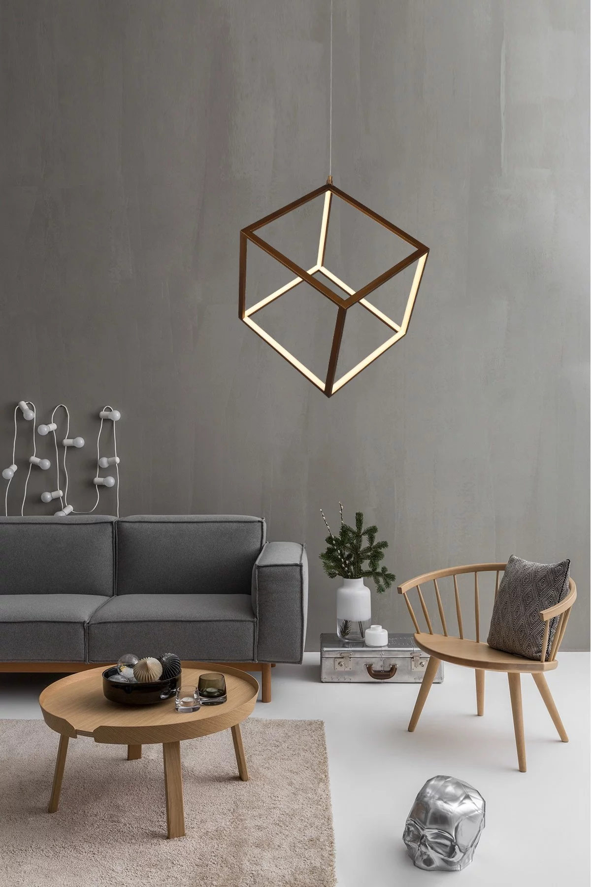   
                        
                        Люстра LAGUNA LIGHTING (Україна) 25593    
                         У стилі Модерн.  
                        Тип джерела світла: вбудований led-модуль, незмінний.                         Форма: Куб.                         Кольори плафонів і підвісок: Латунь.                         Матеріал: Пластик.                          фото 2