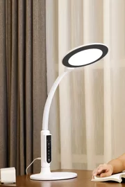   
                        
                        Настольная лампа LAGUNA LIGHTING (Украина) 25602    
                         в стиле Скандинавский.  
                        Тип источника света: встроенный led-модуль, несъемный.                                                 Цвета плафонов и подвесок: Белый.                         Материал: Пластик, Акрил.                          фото 1