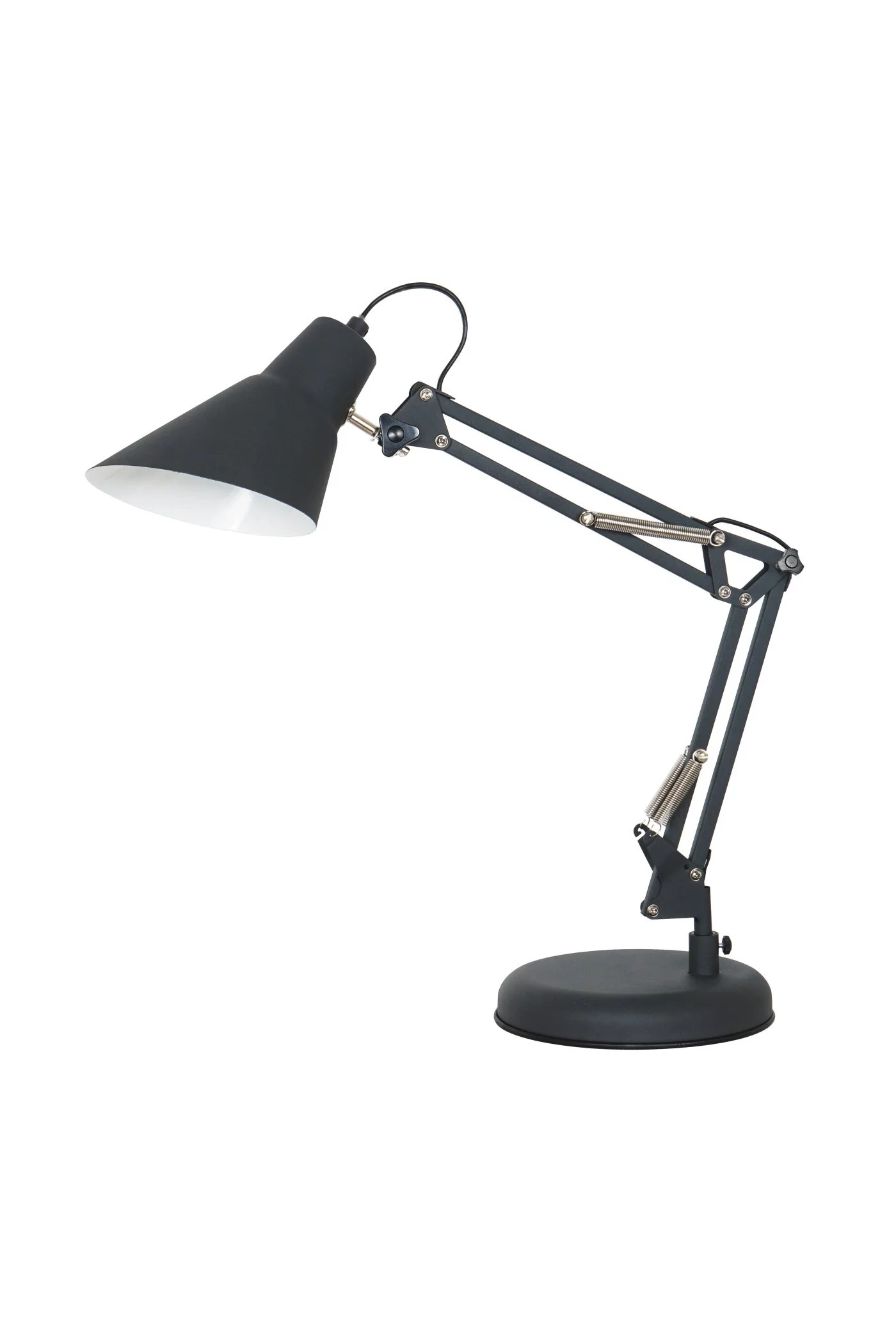   
                        Настільна лампа LAGUNA LIGHTING (Україна) 25620    
                         у стилі Модерн.  
                        Тип джерела світла: світлодіодна лампа, змінна.                                                 Кольори плафонів і підвісок: Чорний.                         Матеріал: Метал.                          фото 1