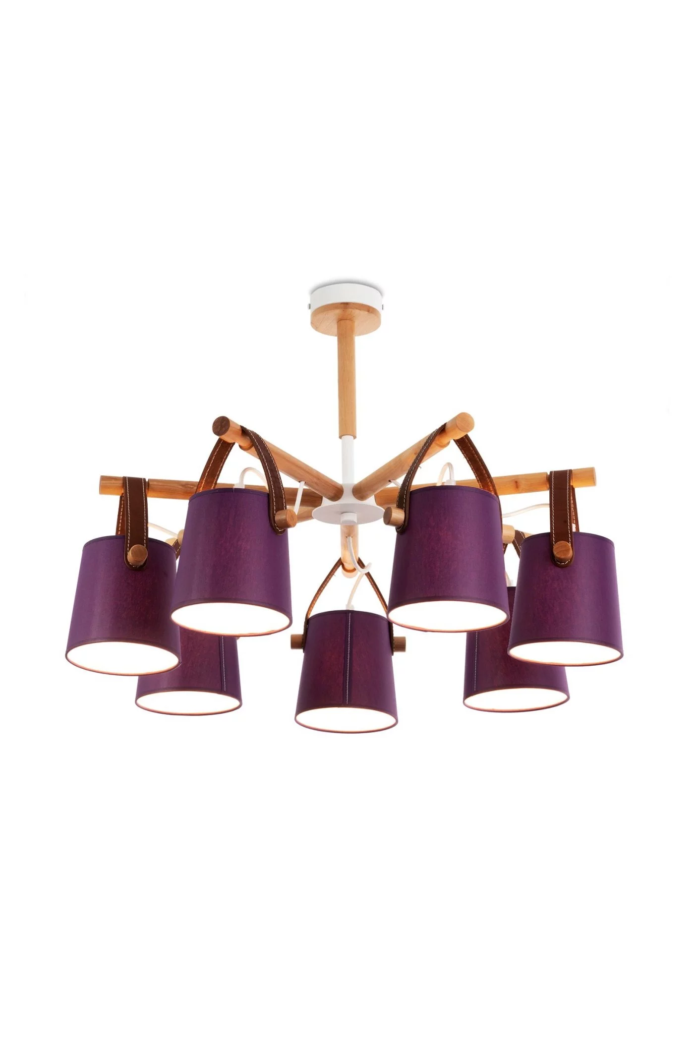   
                        
                        Люстра NB LIGHT (Україна) 25742    
                         У стилі Модерн.  
                        Тип джерела світла: світлодіодна лампа, змінна.                         Форма: Коло.                         Кольори плафонів і підвісок: Фіолетовий.                         Матеріал: Тканина.                          фото 2