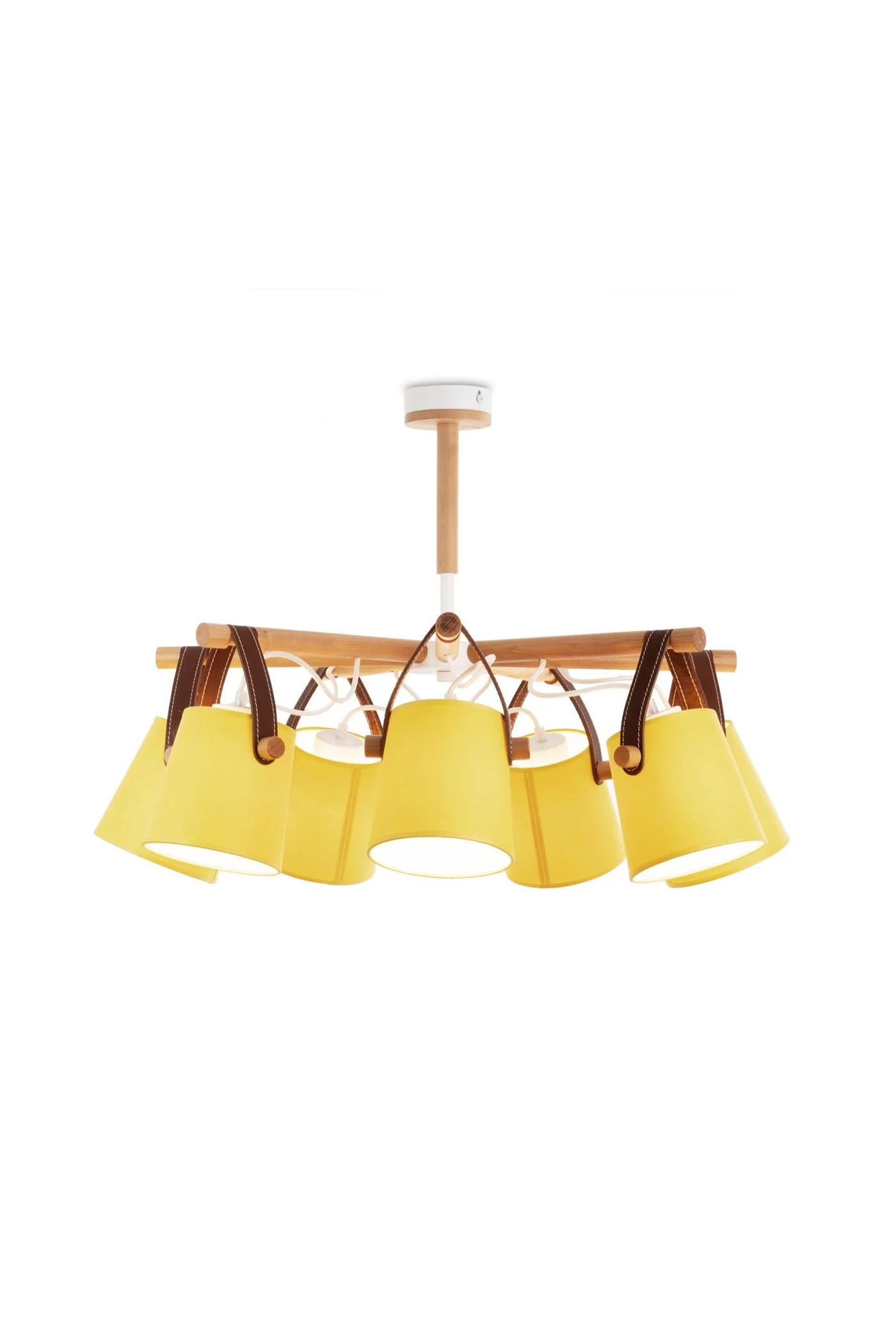   
                        
                        Люстра NB LIGHT (Україна) 25744    
                         У стилі Модерн.  
                        Тип джерела світла: світлодіодна лампа, змінна.                         Форма: Коло.                         Кольори плафонів і підвісок: Жовтий.                         Матеріал: Тканина.                          фото 2