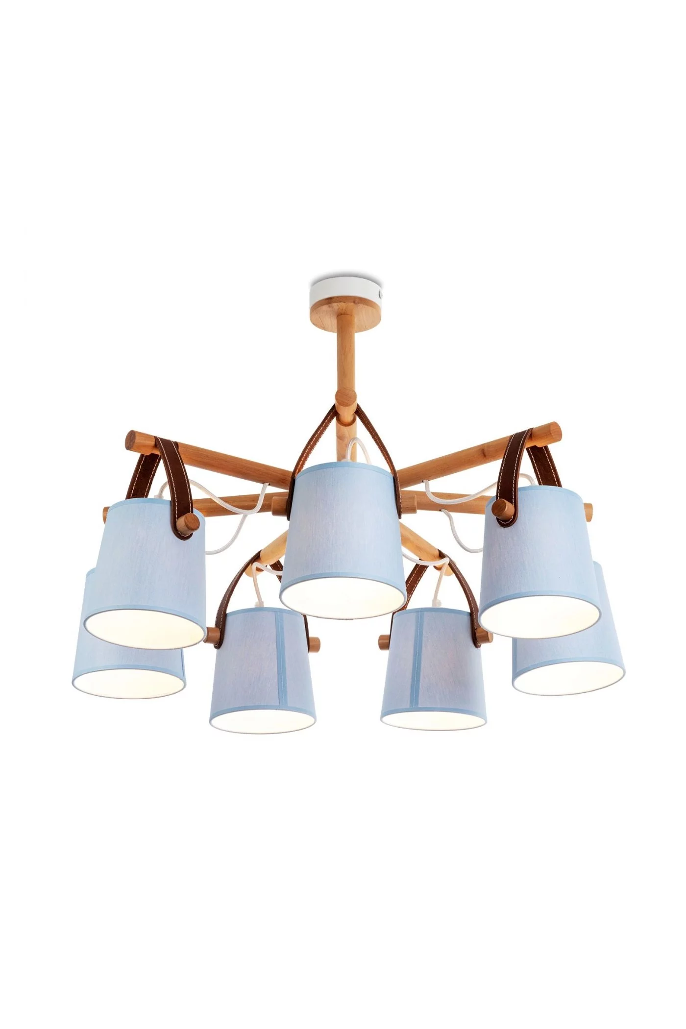   
                        
                        Люстра NB LIGHT (Україна) 25745    
                         У стилі Модерн.  
                        Тип джерела світла: світлодіодна лампа, змінна.                         Форма: Коло.                         Кольори плафонів і підвісок: Блакитний.                         Матеріал: Тканина.                          фото 2