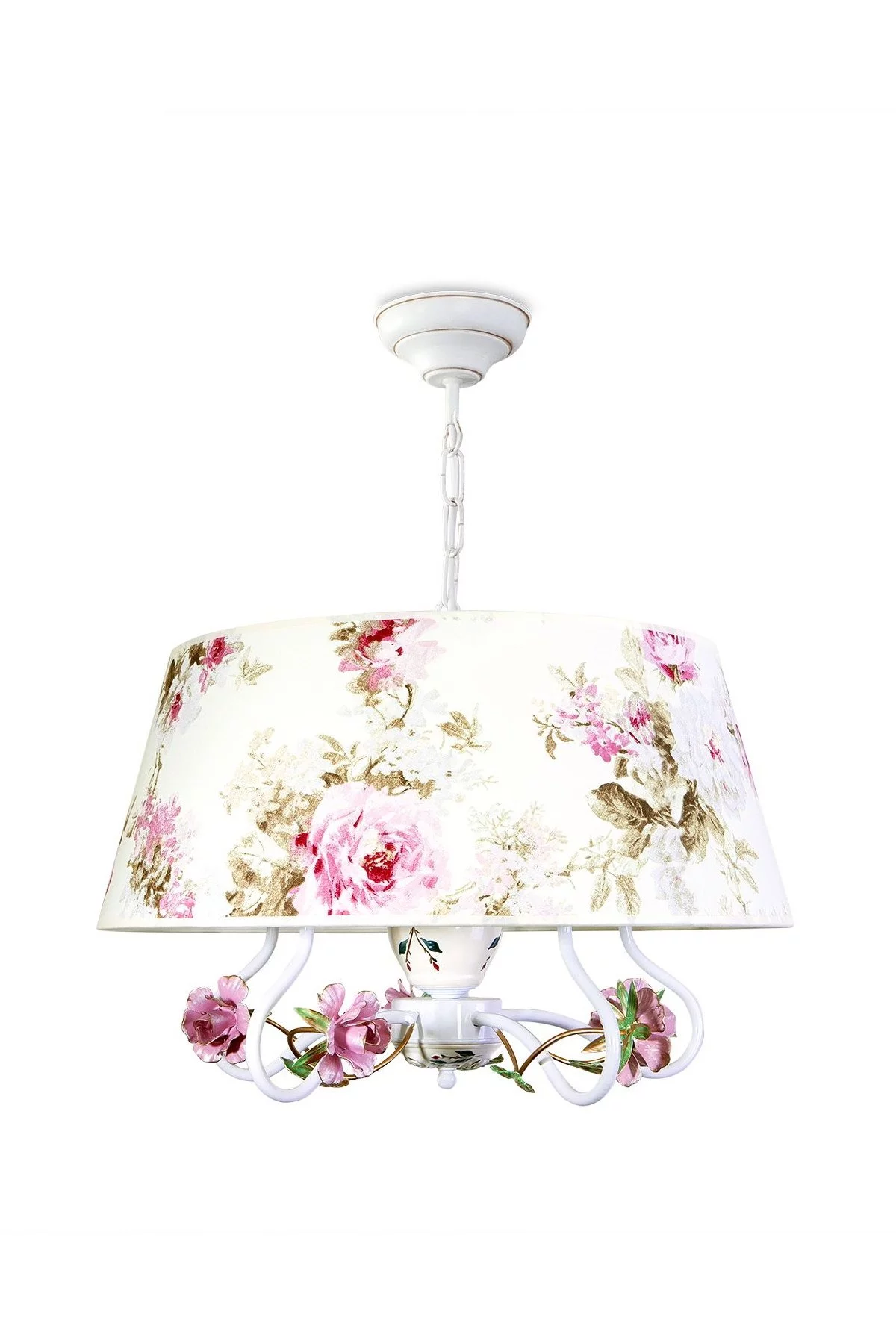   
                        
                        Люстра NB LIGHT (Україна) 25749    
                         У стилі Флористика.  
                        Тип джерела світла: світлодіодна лампа, змінна.                         Форма: Коло.                         Кольори плафонів і підвісок: Багатоколірний, Малюнок.                         Матеріал: Тканина.                          фото 2