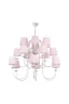   
                        
                        Люстра NB LIGHT (Україна) 25763    
                         У стилі Класика.  
                        Тип джерела світла: світлодіодна лампа, змінна.                         Форма: Коло.                         Кольори плафонів і підвісок: Рожевий.                         Матеріал: Тканина.                          фото 2