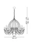   
                        
                        Люстра IDEAL LUX (Італія) 25881    
                         У стилі Модерн.  
                        Тип джерела світла: світлодіодна лампа, змінна.                         Форма: Коло.                         Кольори плафонів і підвісок: Мідь.                         Матеріал: Метал.                          фото 3