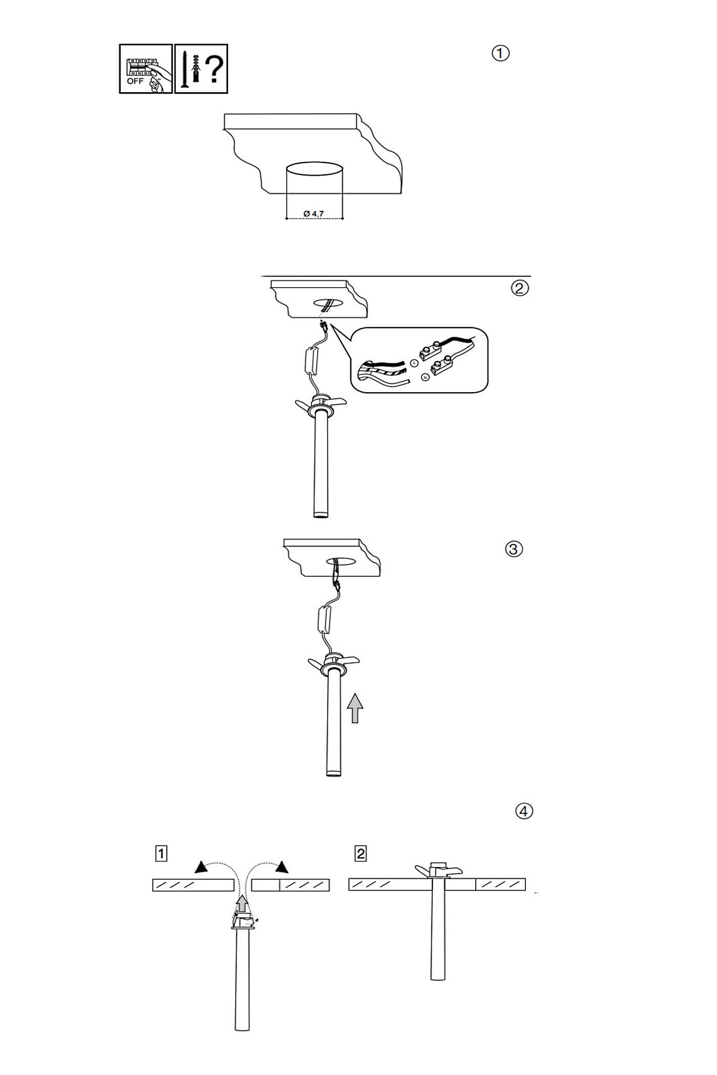   
                        Точковий світильник IDEAL LUX (Італія) 25889    
                         у стилі лофт.  
                        Тип джерела світла: вбудовані світлодіоди led.                         Форма: циліндр.                         Кольори плафонів і підвісок: чорний.                         Матеріал: метал.                          фото 2