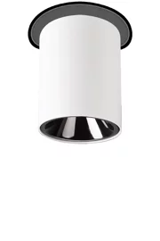   
                        Точечный светильник IDEAL LUX  (Италия) 25900    
                         в стиле Скандинавский.  
                        Тип источника света: встроенный led-модуль, несъемный.                         Форма: Цилиндр.                         Цвета плафонов и подвесок: Черный.                         Материал: Металл.                          фото 1