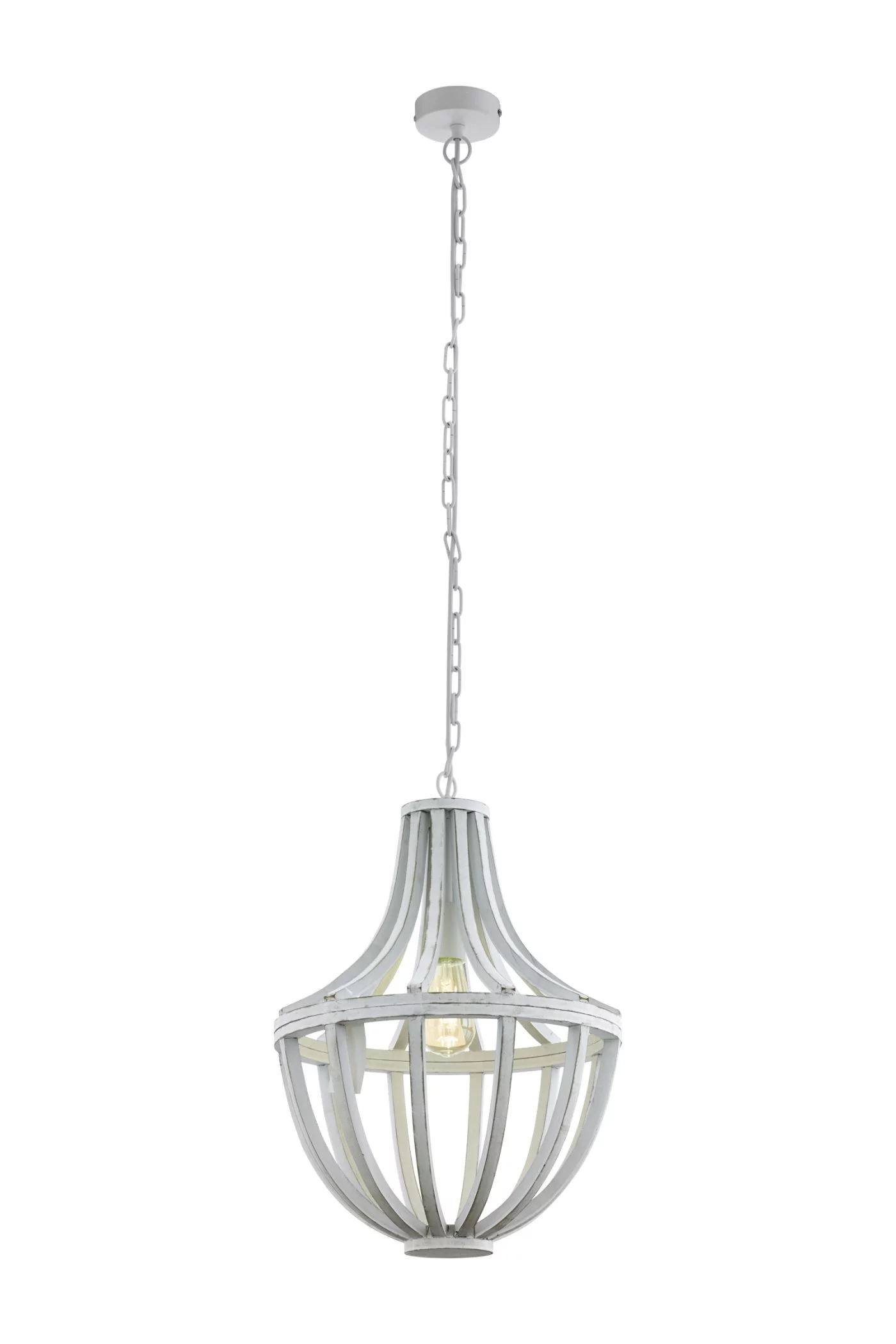   
                        Люстра EGLO (Австрія) 25954    
                         у стилі Скандинавський.  
                        Тип джерела світла: світлодіодна лампа, змінна.                         Форма: Коло.                         Кольори плафонів і підвісок: Білий.                         Матеріал: Дерево.                          фото 1