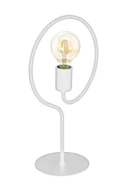   
                        
                        Настольная лампа EGLO (Австрия) 25976    
                         в стиле Скандинавский.  
                        Тип источника света: светодиодная лампа, сменная.                                                 Цвета плафонов и подвесок: Белый.                         Материал: Сталь.                          фото 1