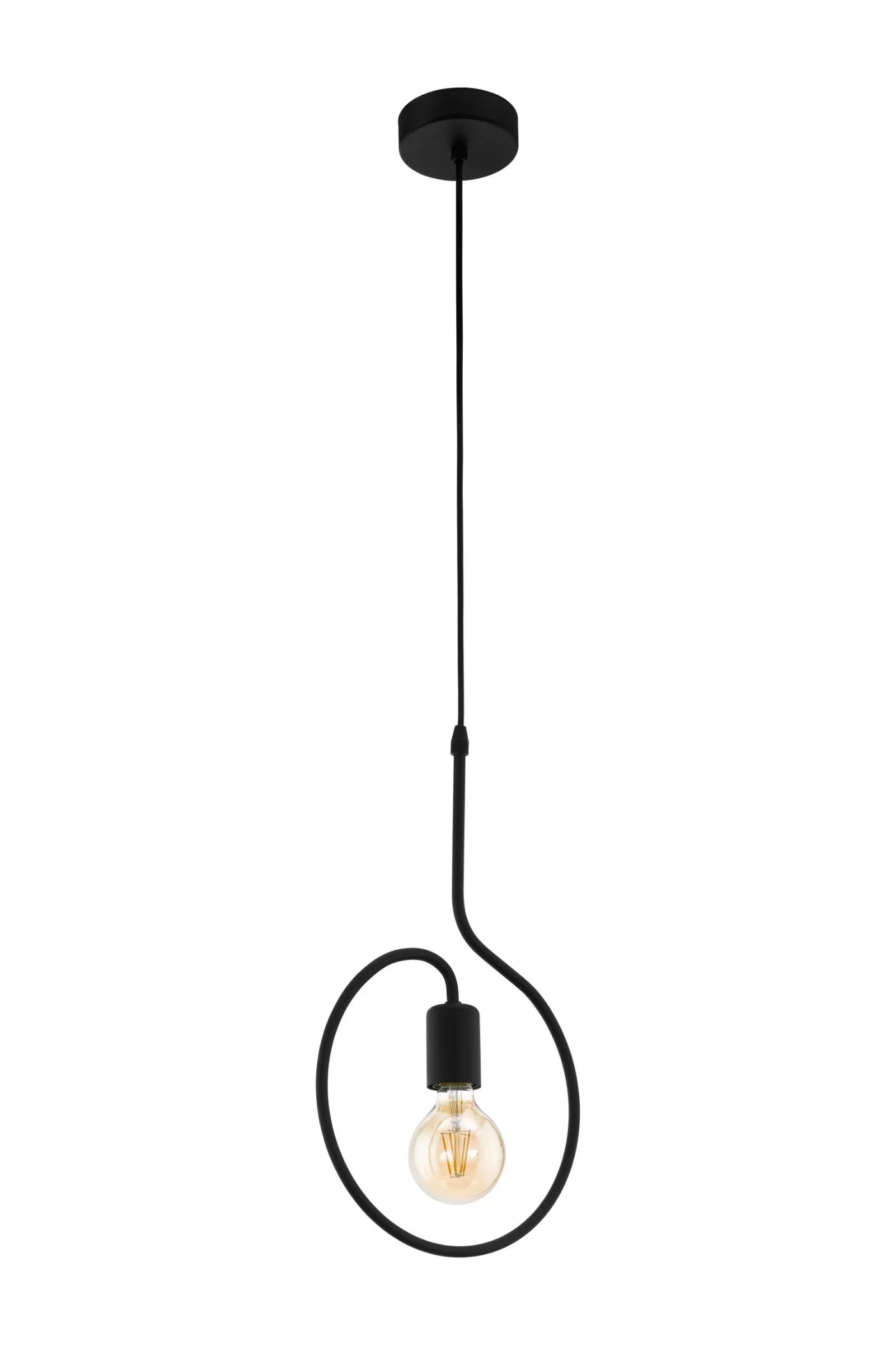   
                        Люстра EGLO (Австрія) 25977    
                         у стилі Лофт.  
                        Тип джерела світла: світлодіодна лампа, змінна.                         Форма: Асиметрична.                         Кольори плафонів і підвісок: Чорний.                         Матеріал: Сталь.                          фото 1